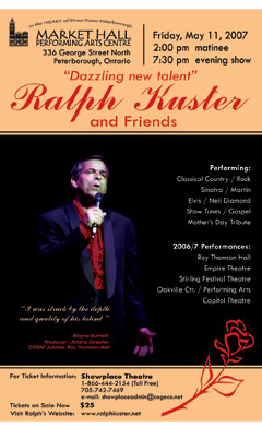 Ralph Kuster and Friends at Market Hall poster